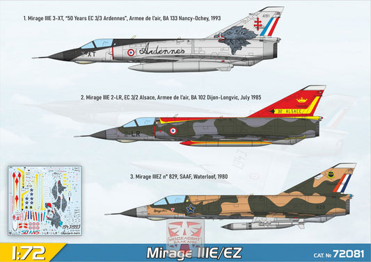 Mirage IIIE/EZ - MODELSVIT 1/72