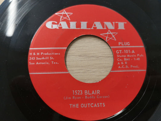 Outcasts "1523 Blair" Orig US 1967 EX Ultra Rare Monster Texas Garage