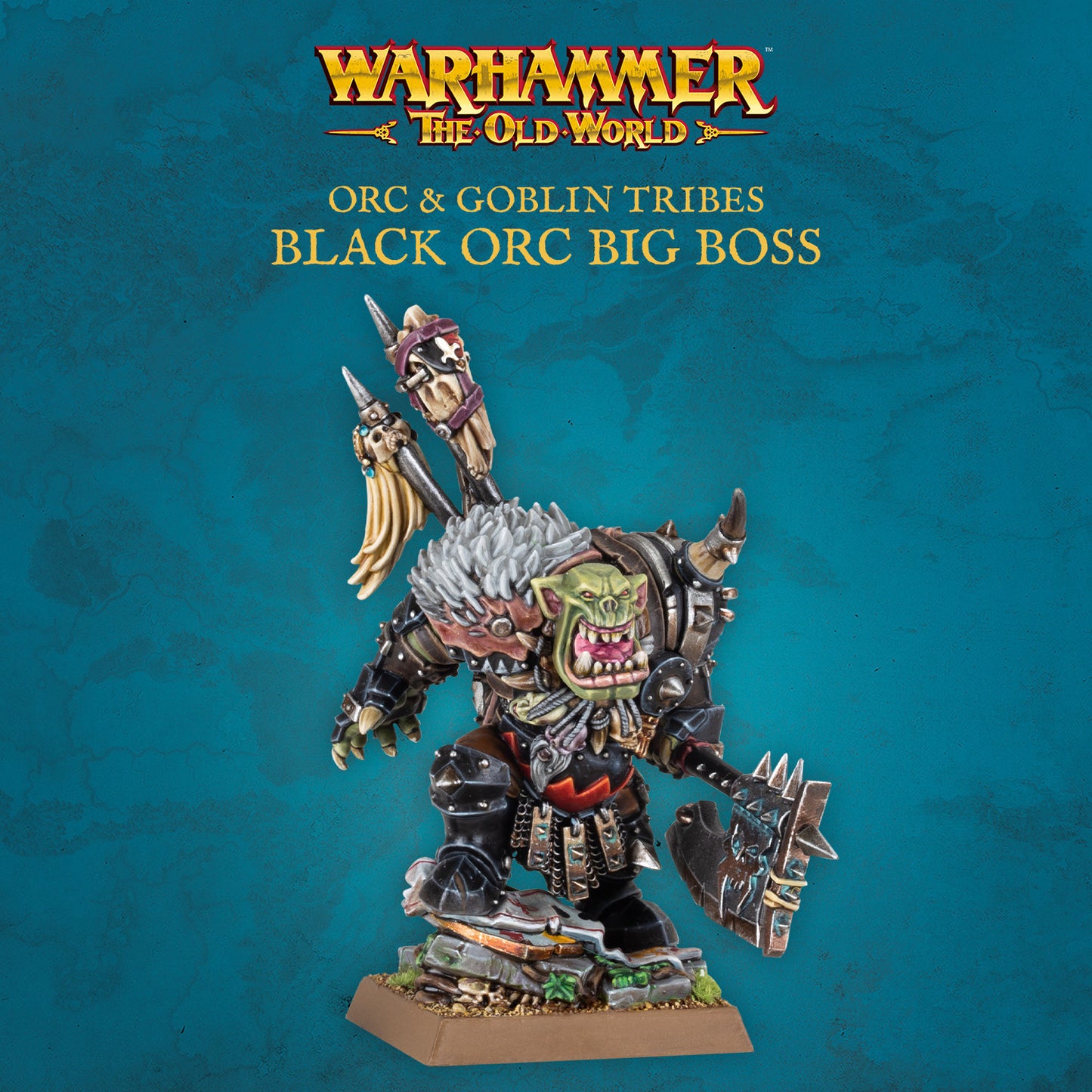 Black Orc Bigboss - Orc & Goblin Tribes - WARHAMMER AGE OF SIGMAR [THE OLD WORLD] / CITADEL