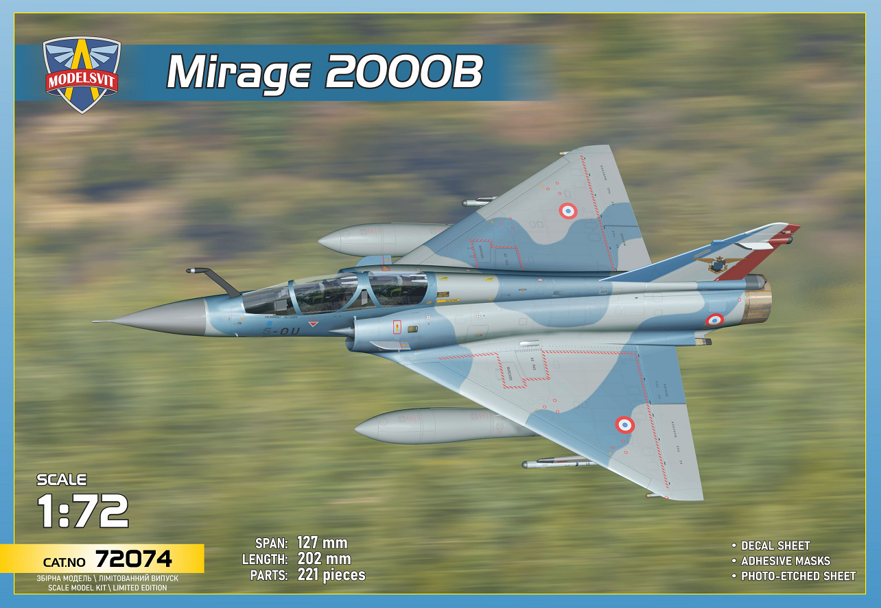 [Précommande] Dassault Mirage 2000B (Biplace) - MODELSVIT 1/72