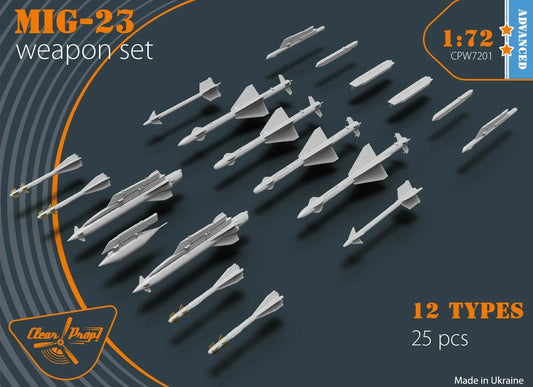 MiG-23 Weapon Set - CLEAR PROP 1/72