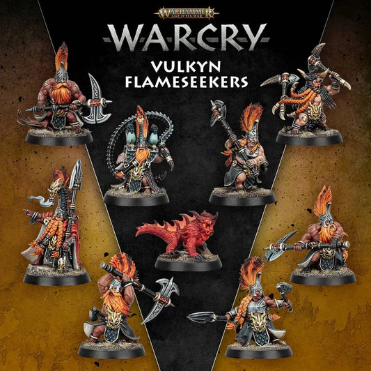 Vulkyn Flameseekers / Traqueflammes Vulkyn - Fyreslayers - WARHAMMER AGE OF SIGMAR / WARCRY / CITADEL