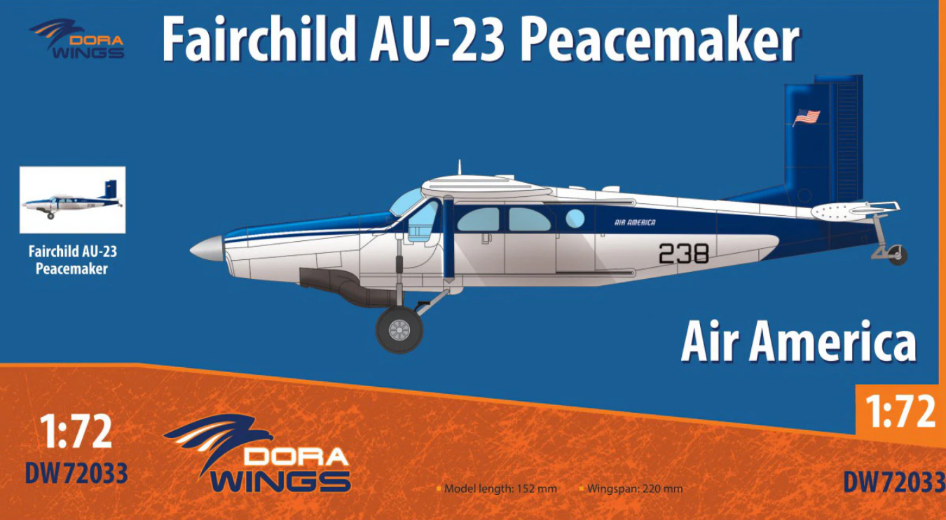 Fairchild AU-23 Peacemaker Air America - DORA WINGS 1/72