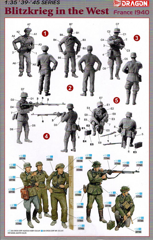Blitzkrieg in the West (France 1940) - DRAGON / CYBER HOBBY 1/35