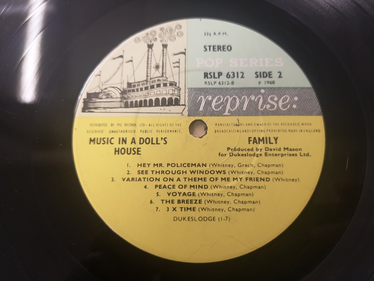 Family "Music in a Doll's House" Orig UK 1968 VG++/VG++ (w/ Insert)