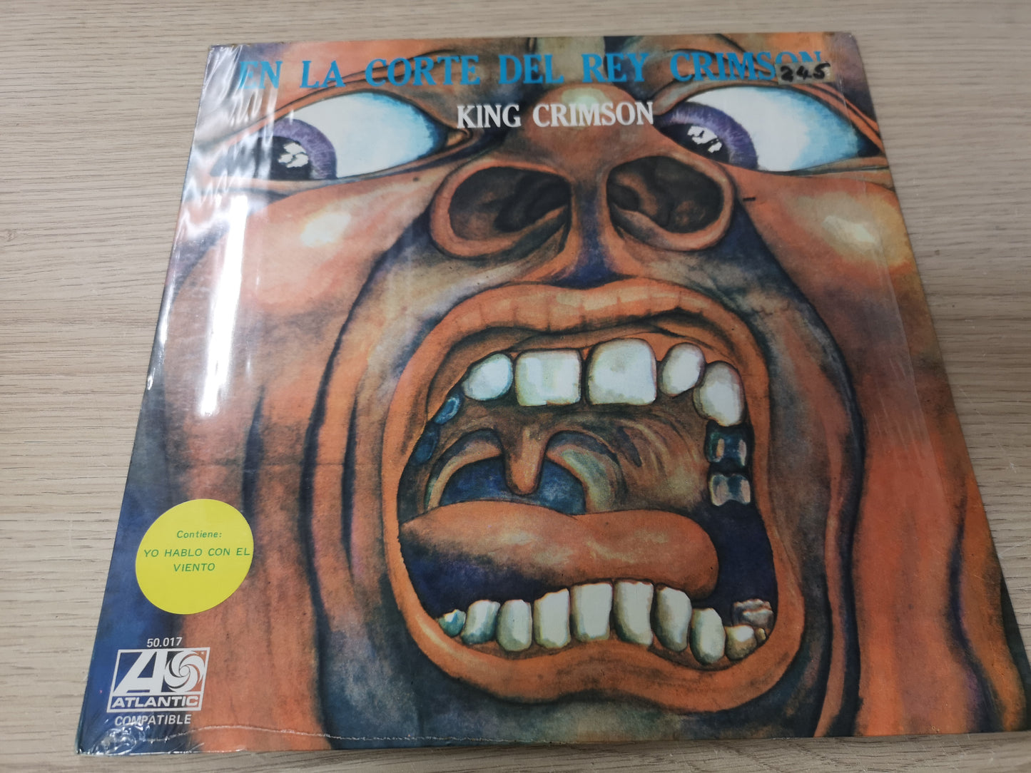 King Crimson "En la Corte del Rey Crimson" Orig Venezuela 1972 EX/EX