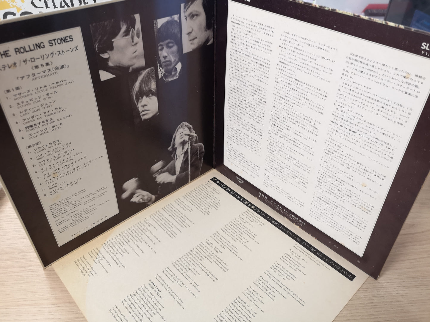 Rolling Stones "Vol.5 Aftermath" Orig Japan 1966 VG++/VG+