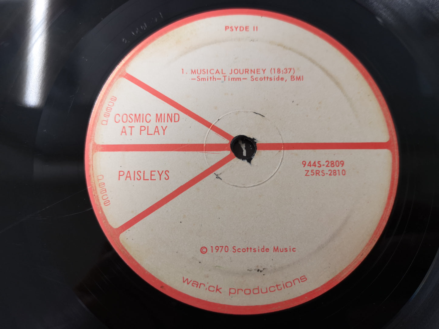 Paisleys "Cosmic Mind at Play" Orig US 1970 VG++/VG+