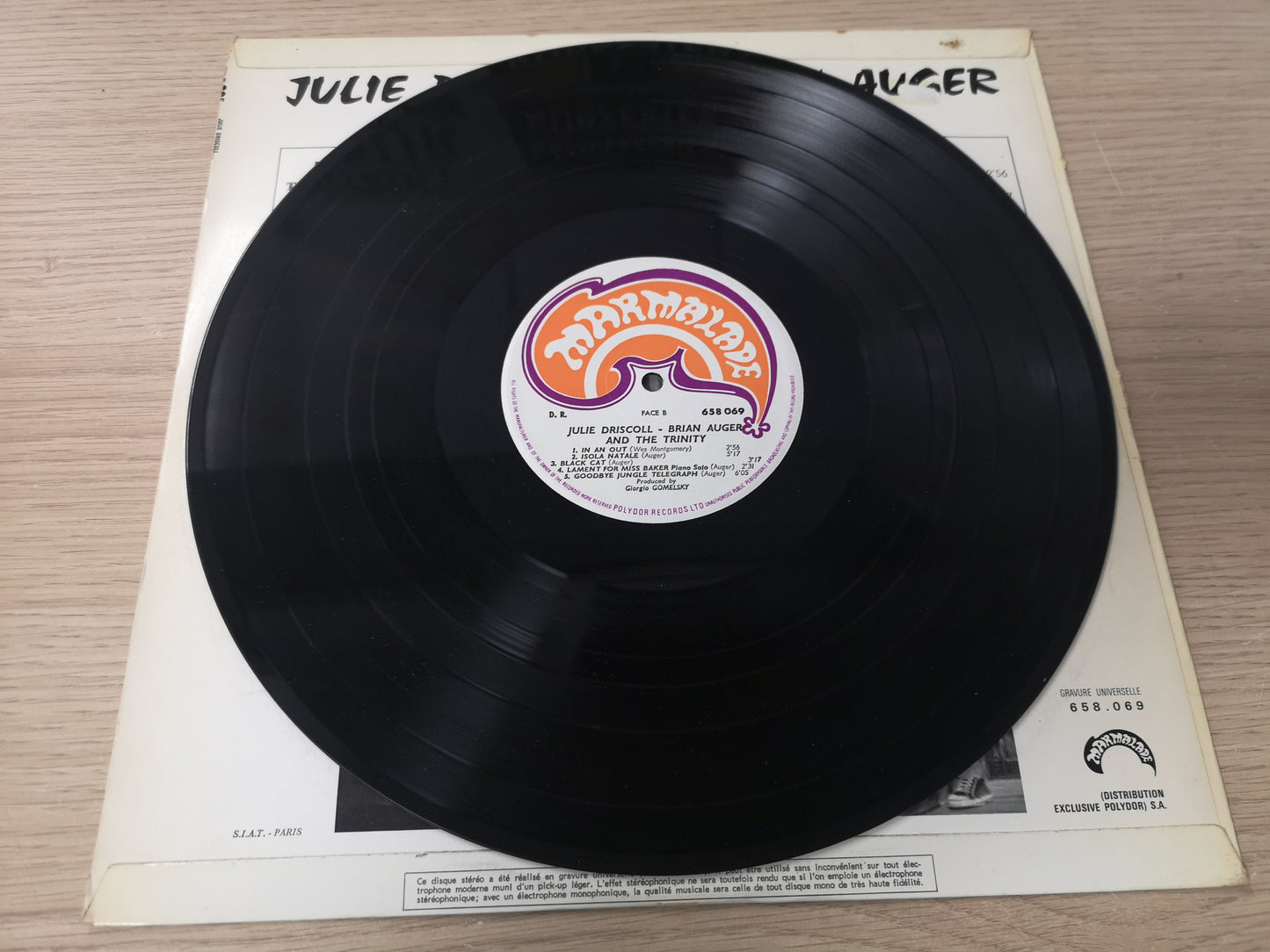 Julie Driscoll Brian Auger & The Trinity "S/T" Orig France 1967 VG++/M-