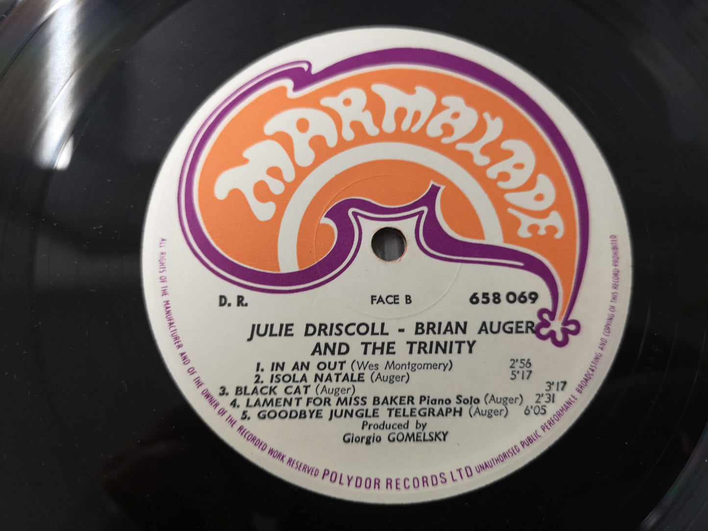 Julie Driscoll Brian Auger & The Trinity "S/T" Orig France 1967 VG++/M-