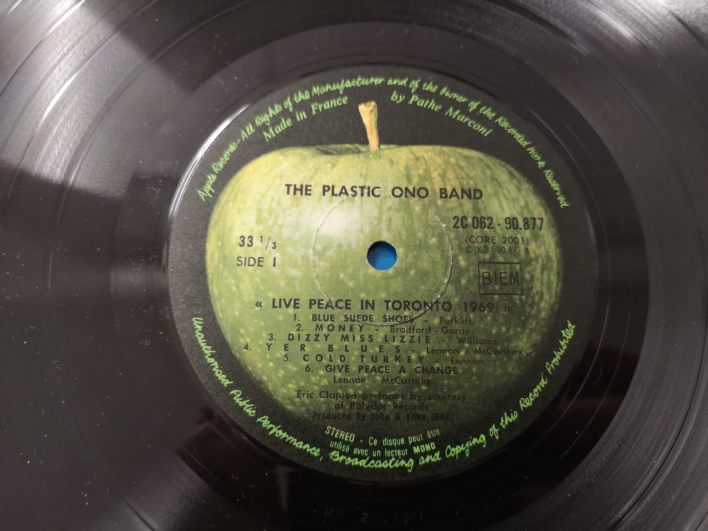 Plastic Ono Band (John Lennon) "Live Peace in Toronto 1969" Orig France 1969 EX/EX