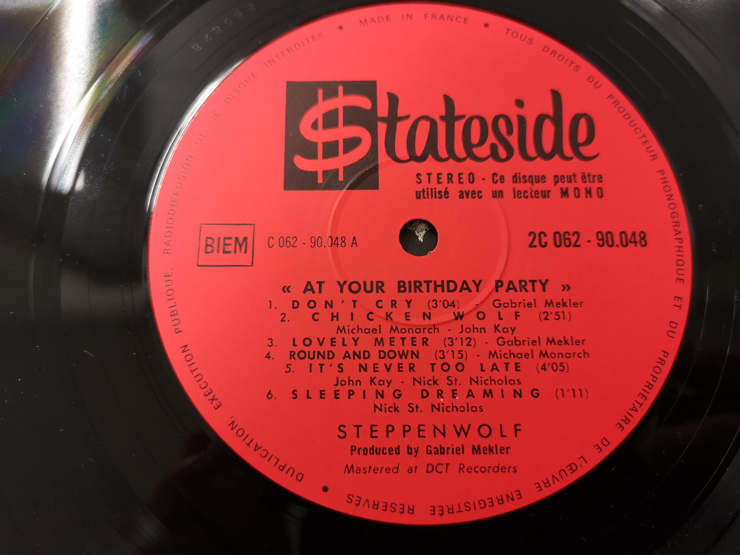 Steppenwolf "At Your Birthday Party" Orig France 1969 M-/M-