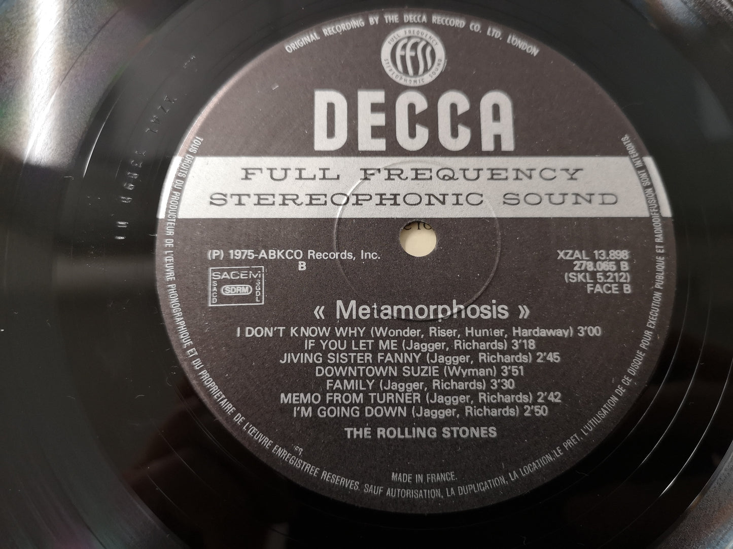 Rolling Stones "Metamorphosis" Orig France 1975 M-/M-