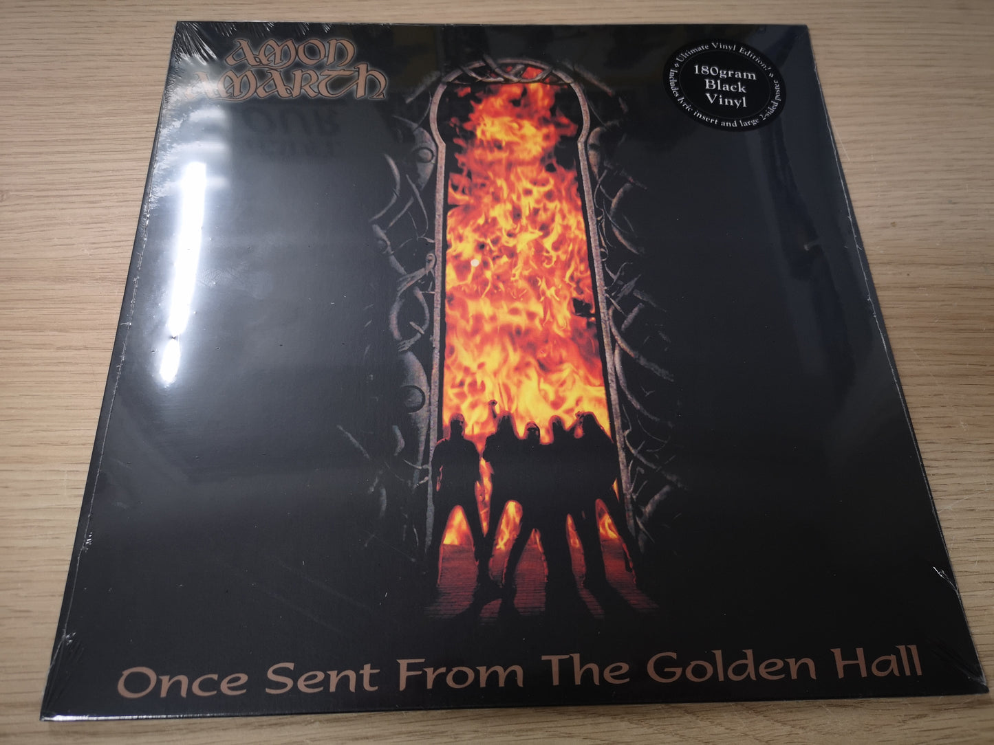 Amon Amarth "Once Sent From the Golden Hall" Sealed/New Re w/ Poster
