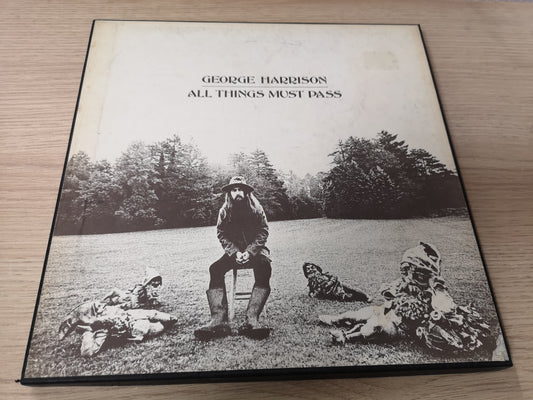 George Harrison "All Things Must Pass" Orig UK 1970 Box 3Lps w/ Poster VG++/M-
