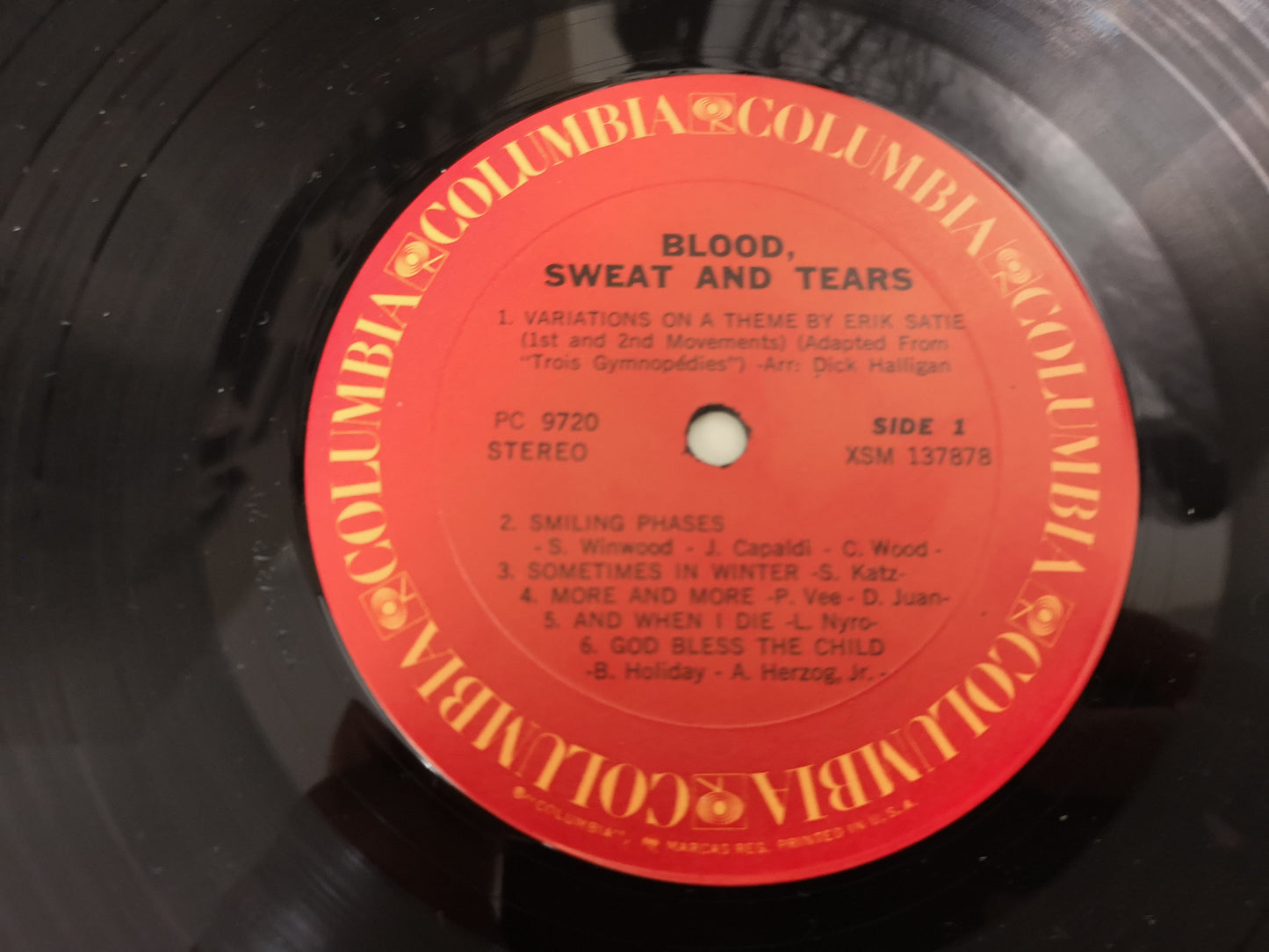 Blood, Sweat & Tears "S/T" Orig US 1969 VG++/VG++