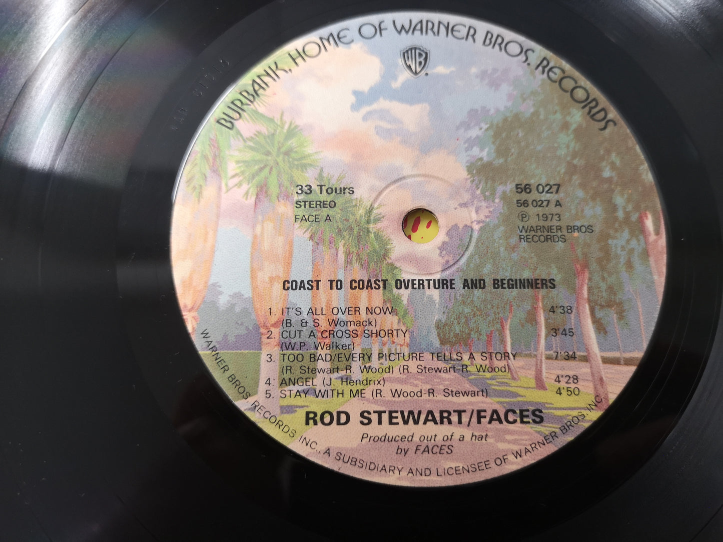 Rod Stewart & Faces "Live Coast to Coast" Orig France 1973 M-/EX
