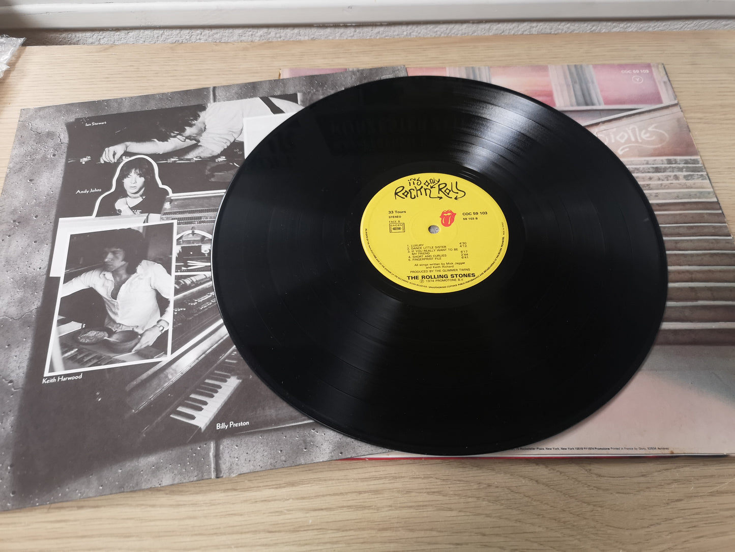 Rolling Stones "It's Only Rock'n'Roll" Orig France 1974 M-/EX
