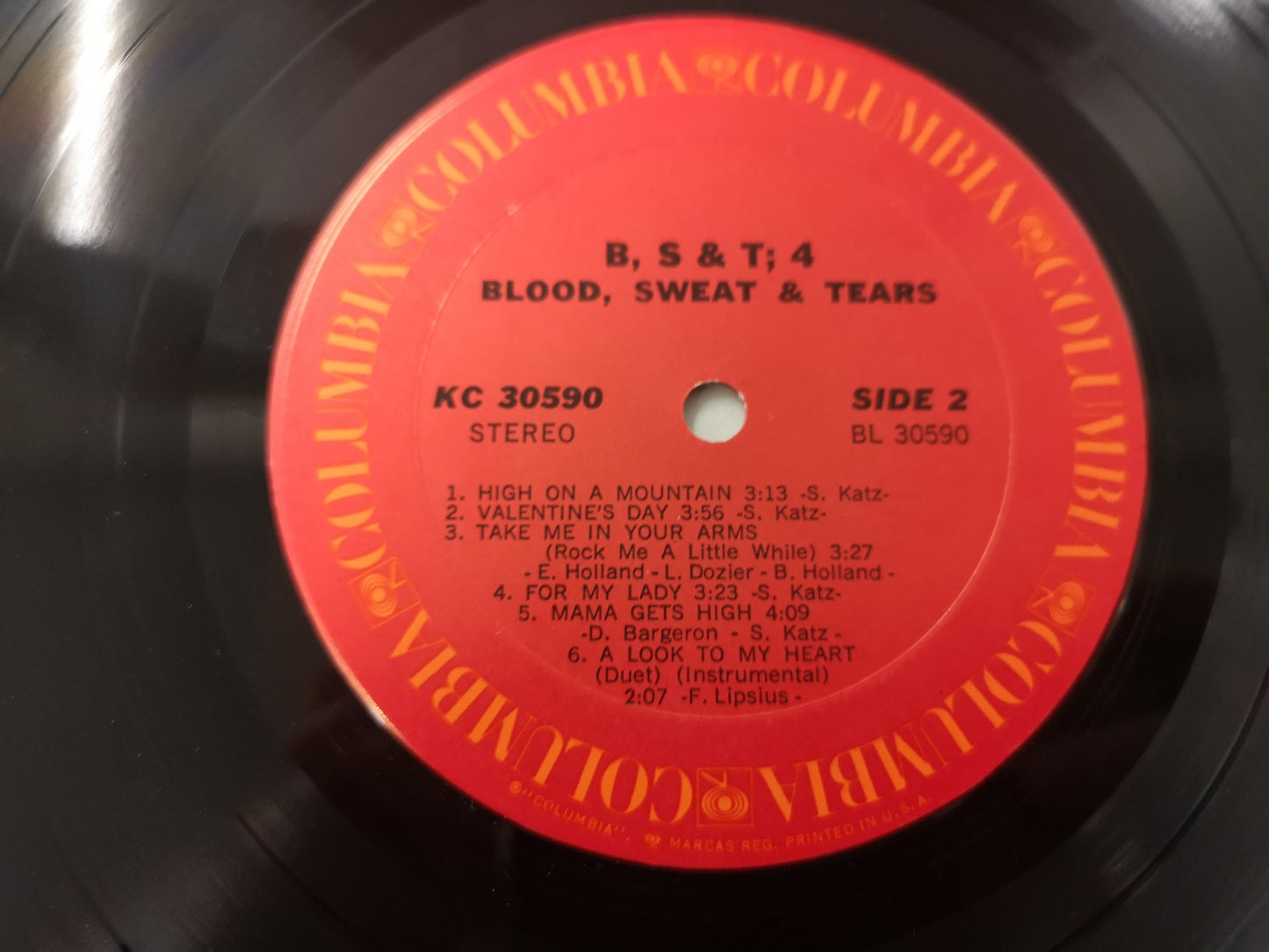 Blood, Sweat & Tears "B.S.&T.4" Orig US 1971 VG+/M-