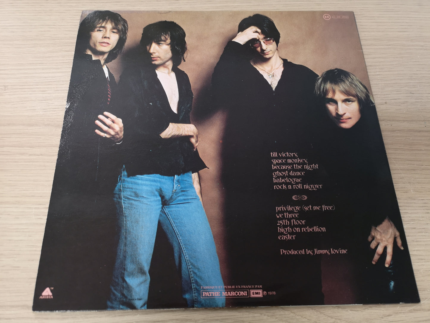 Patti Smith Group "Easter" Orig France 1978 EX/EX