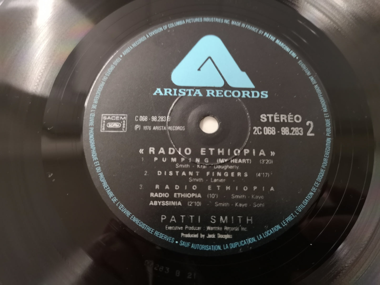 Patti Smith Group "Radio Ethiopia" Orig France 1976 EX/EX