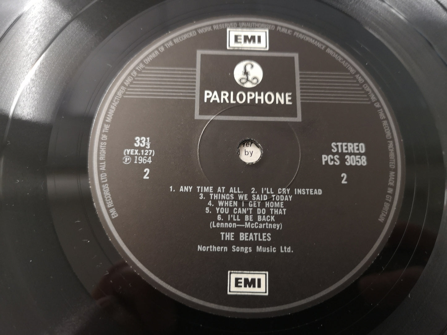 Beatles " A Hard Day's Night" Re EU ('70) EX/M-