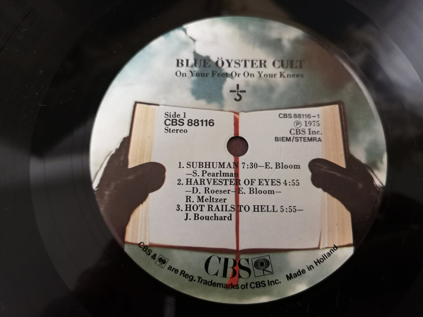 Blue Öyster Cult "On your Feet or on Your Knees" Orig Holland 1975 EX/EX
