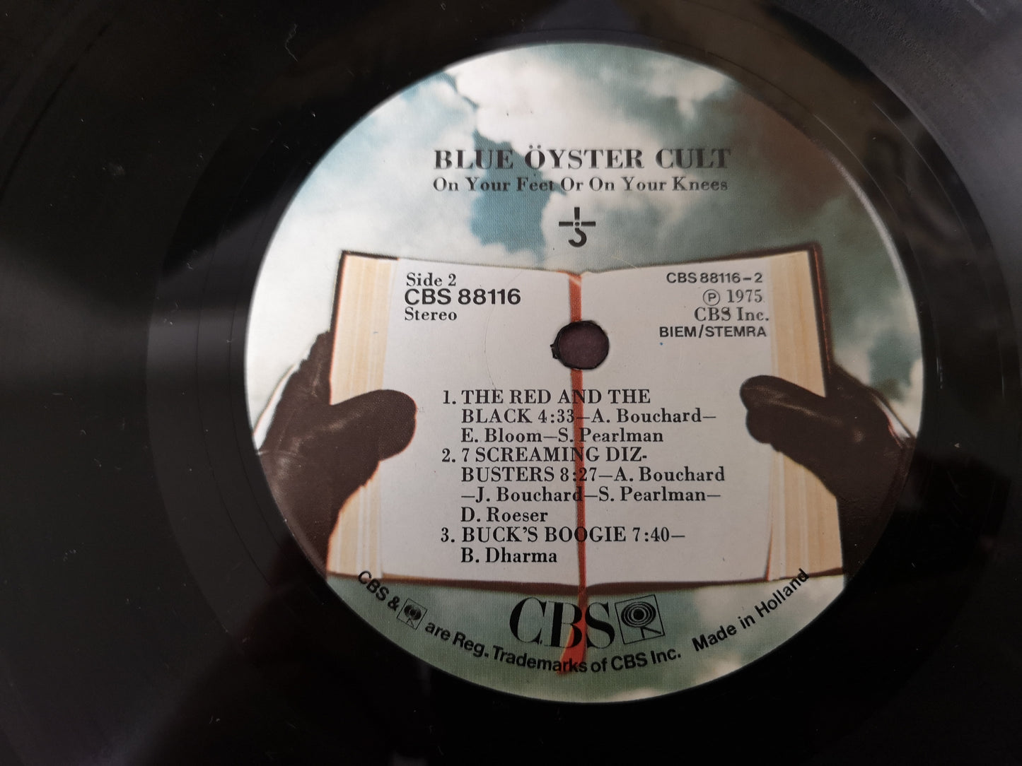 Blue Öyster Cult "On your Feet or on Your Knees" Orig Holland 1975 M-/M-