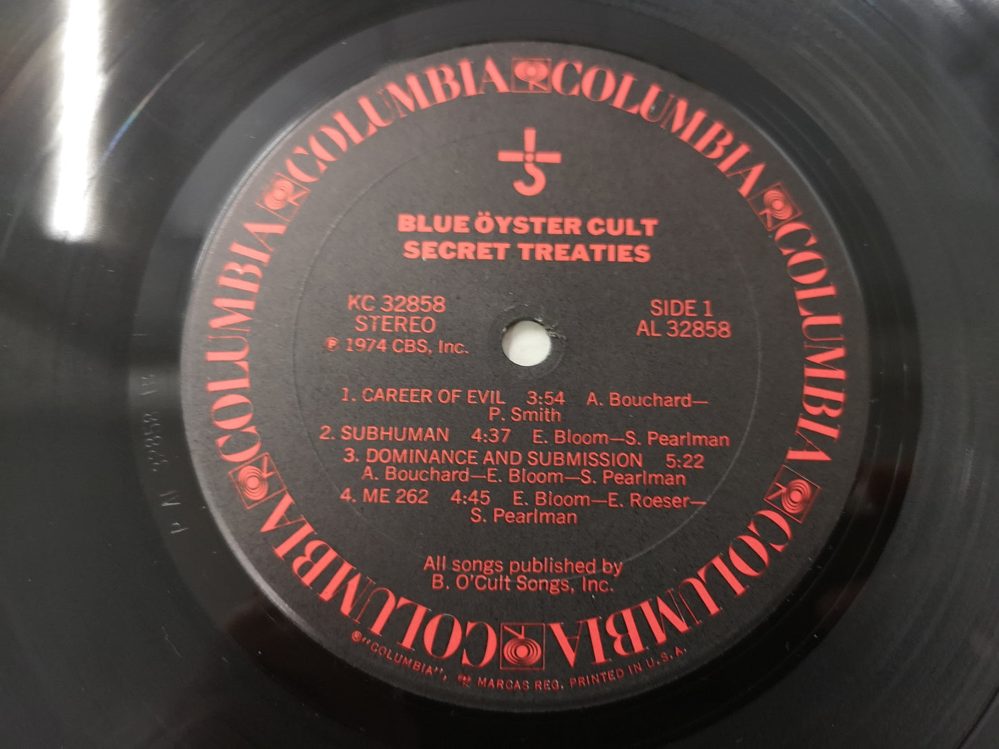 Blue Öyster Cult "Secret Treaties" Orig US 1974 VG++/EX