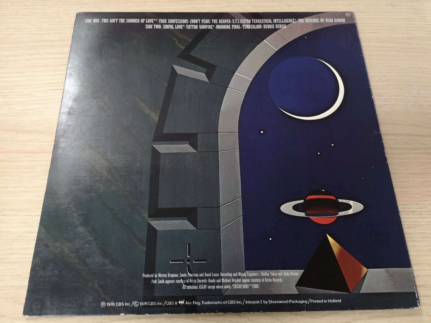 Blue Öyster Cult "Agents of Fortune" Orig Holland 1976 VG/EX "The Reaper"