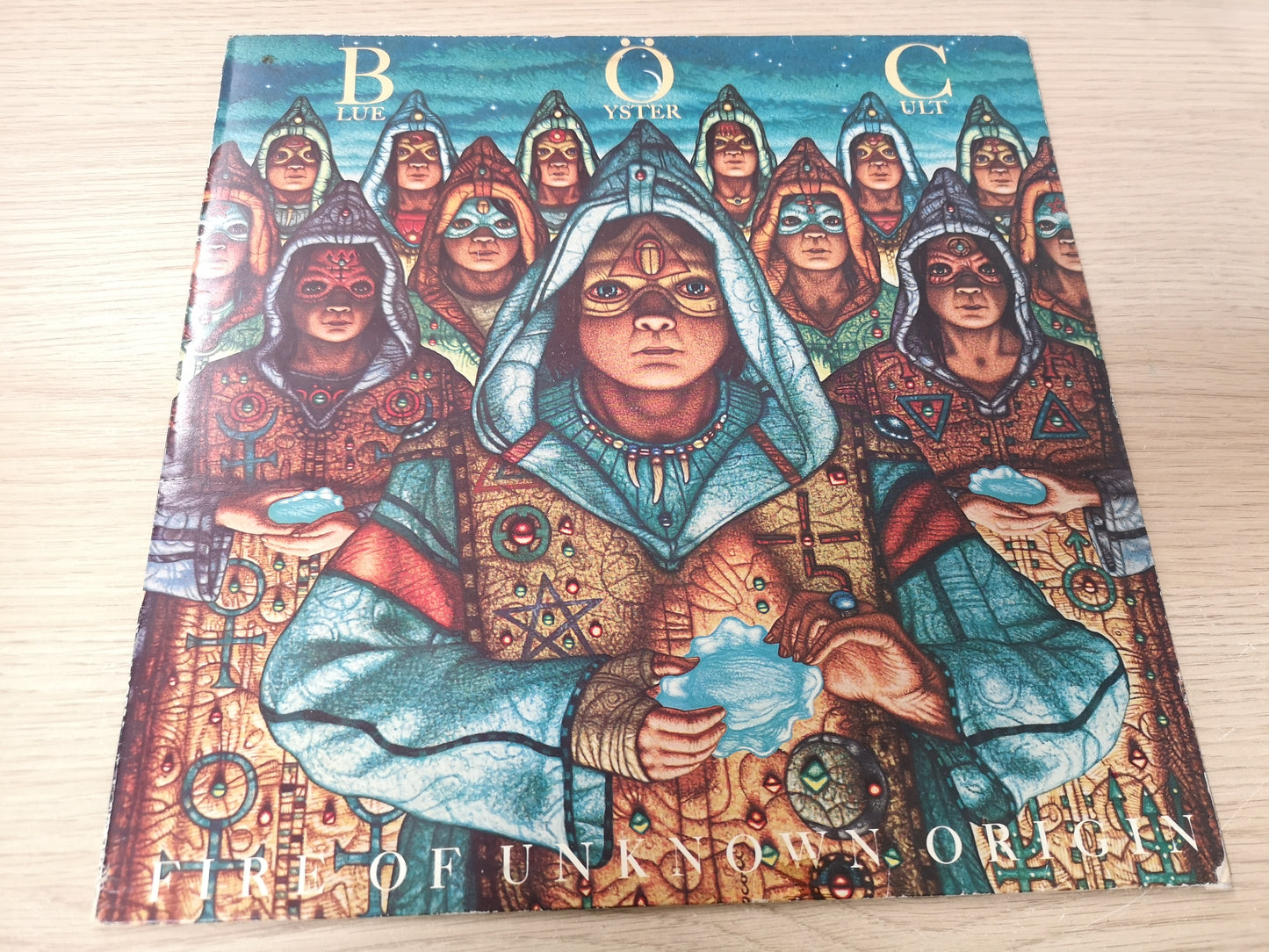 Blue Öyster Cult "Fire of Unknown Origin" Orig Holland 1981 VG+/EX