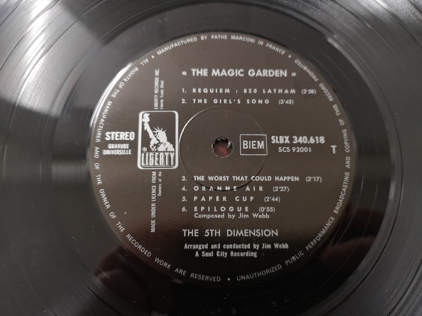 5th Dimension "The Magic Garden" Orig France 1968 M-/EX
