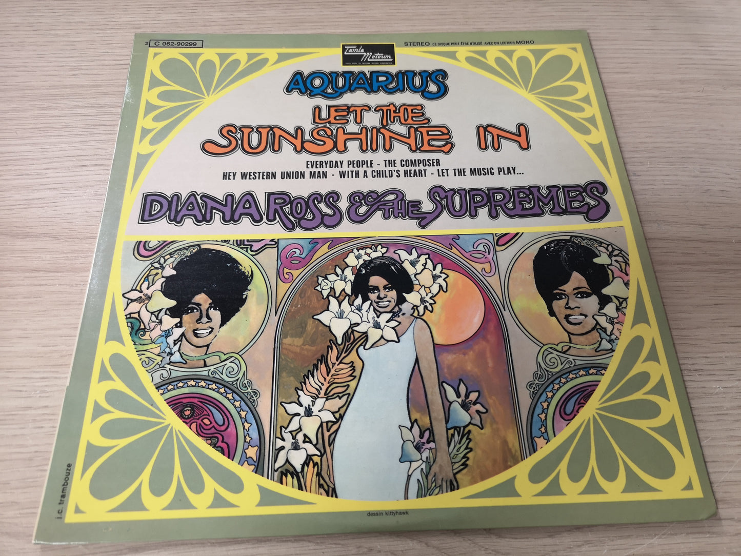 Diana Ross & The Supremes "Let The Sunshine in" Orig France 1969 M-/EX