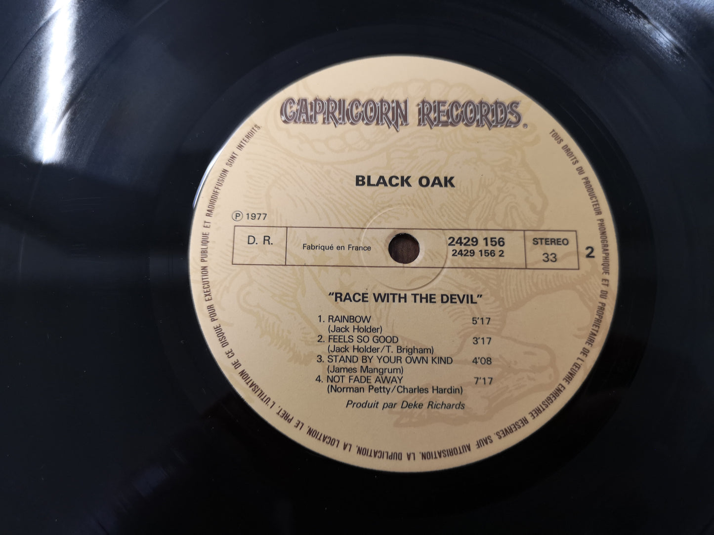 Black Oak "Race with the Devil" Orig France 1977 M-/M-
