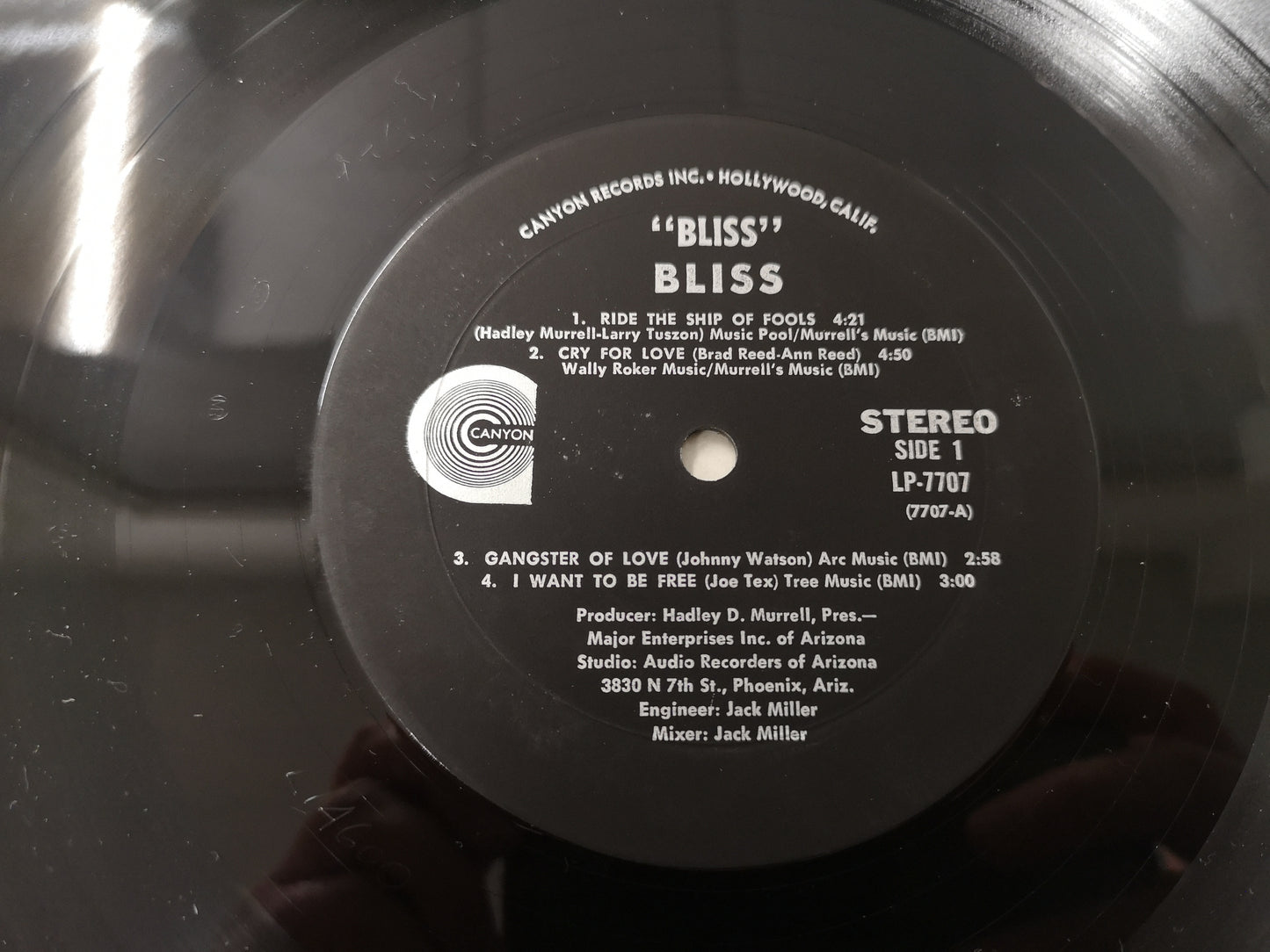 Bliss "S/T" Orig US 1969 VG/M- Rare Heavy Psych