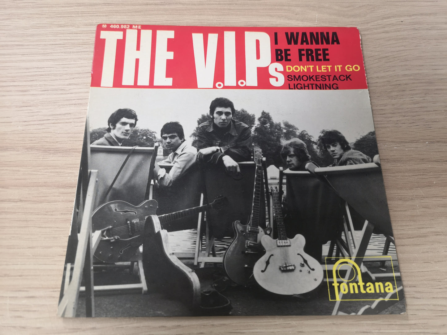 V.I.P.'S "I Wanna be Free" Orig France 1966 EX/EX  (7" EP)