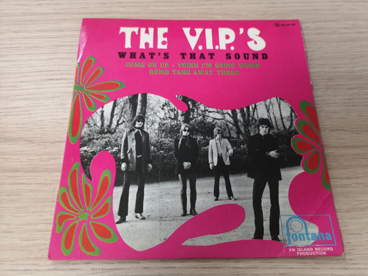 V.I.P.'S "What's That Sound" Orig France EP 1967 EX/EX (The Art)