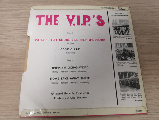 V.I.P.'S "What's That Sound" Orig France EP 1967 EX/EX (The Art)