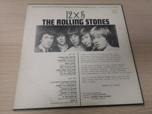 Rolling Stones "12X5" Orig Canada Mono 1964 VG+/VG+