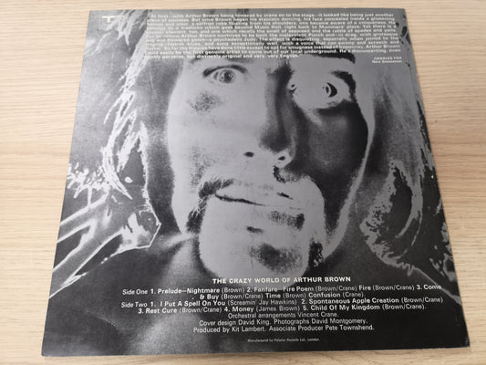 The Crazy World of Arthur Brown "S/T" Orig UK Mono 1968 EX/EX