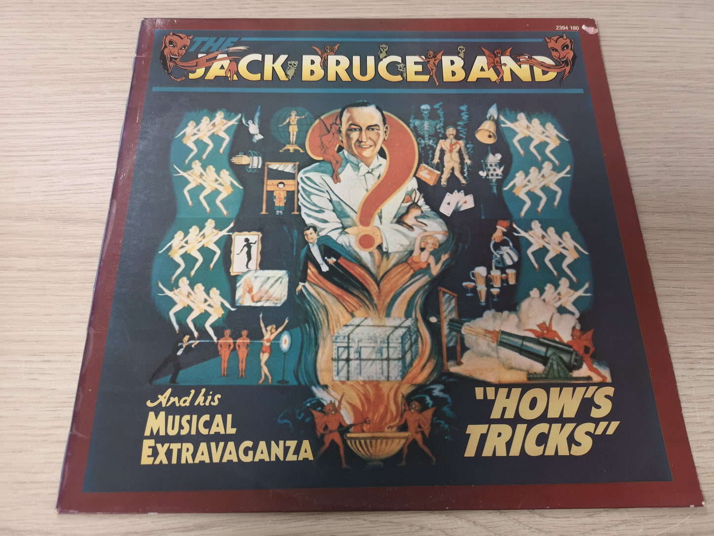 Jack Bruce Band "How's Tricks" Orig France 1977 EX/EX