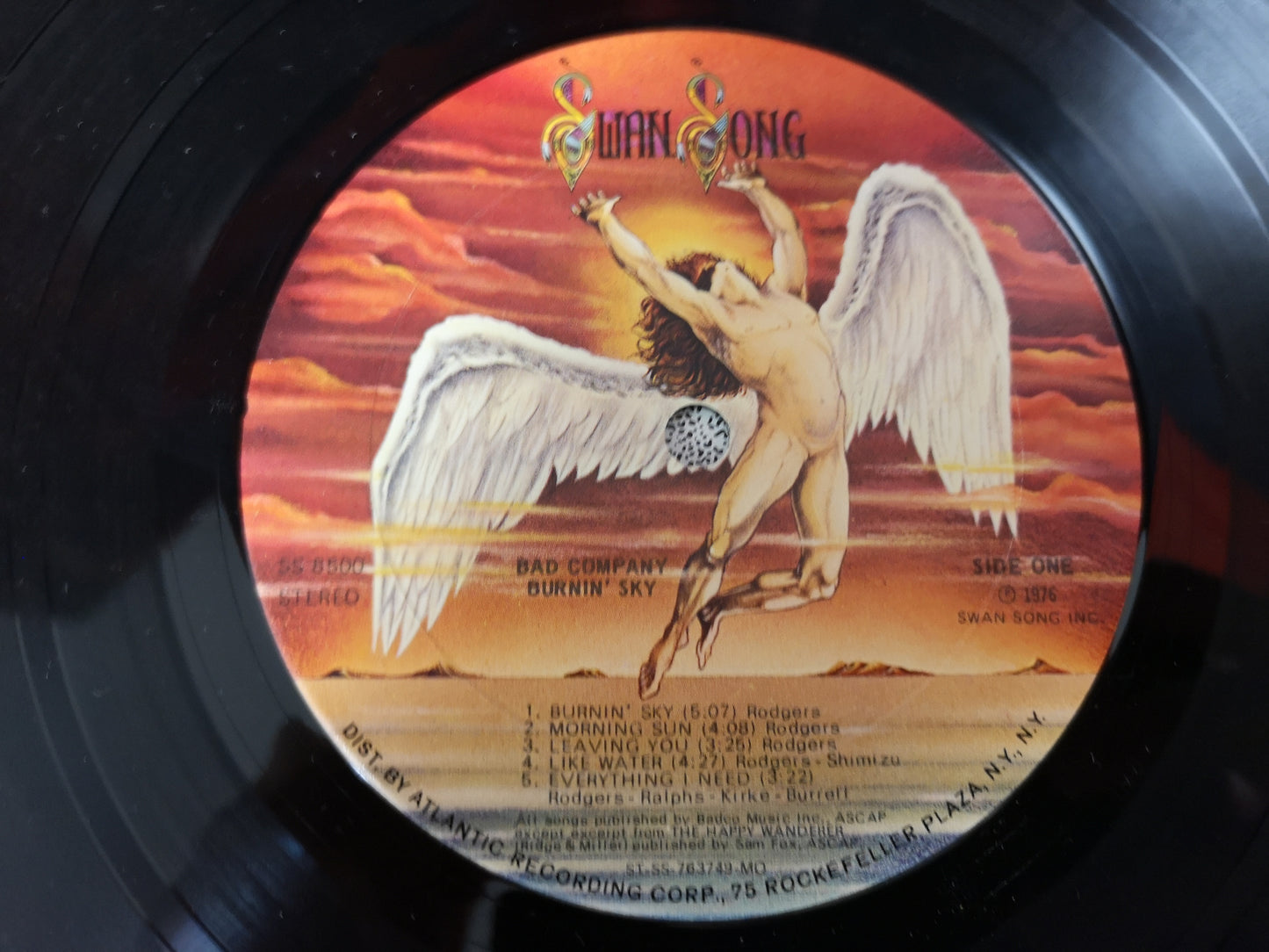 Bad Company "Burnin' Sky" Orig US 1976 w/ Inner Sleeve