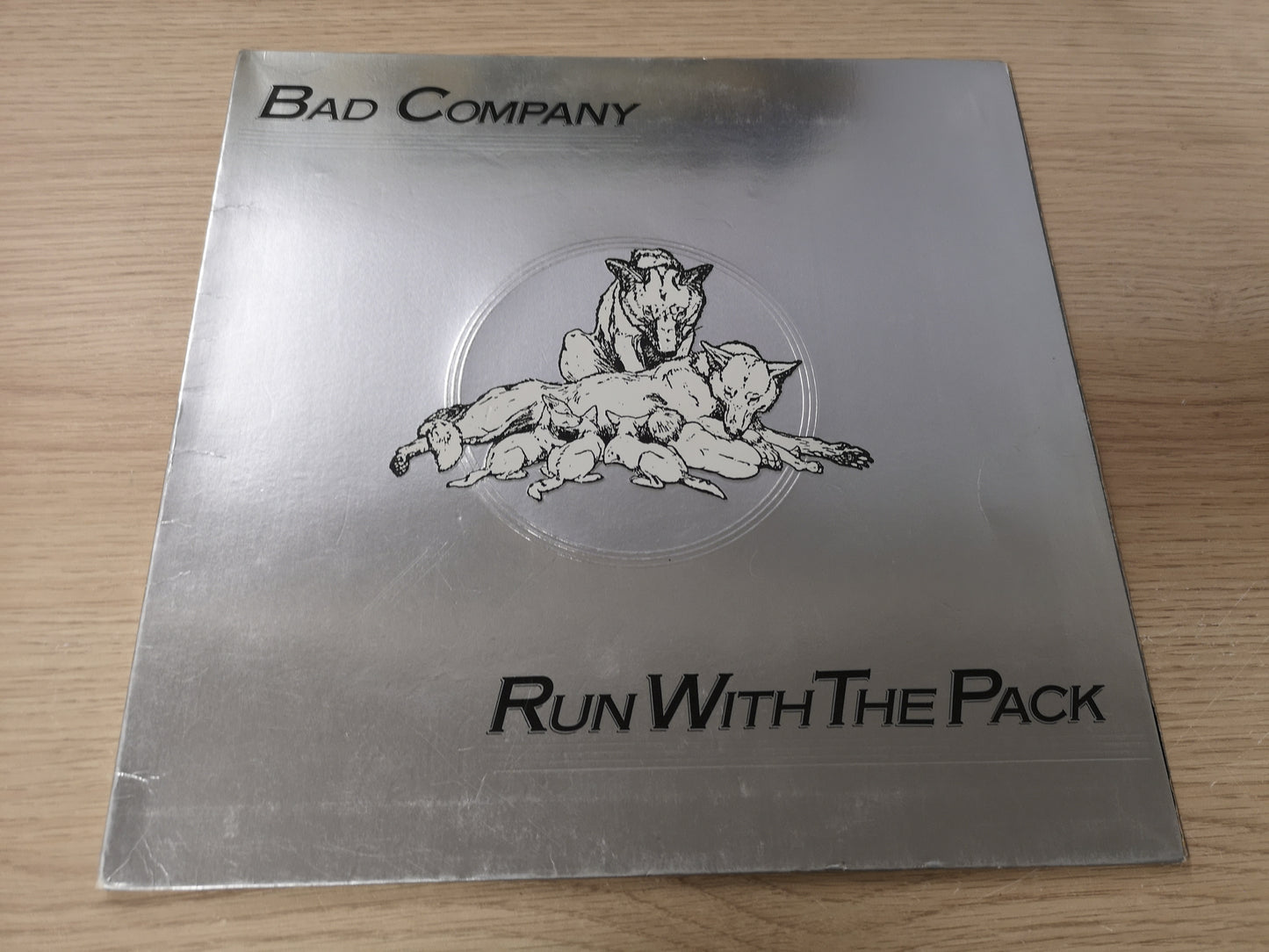 Bad Company "Run with the Pack" Orig France 1976 VG++/VG++ Paul Rodgers