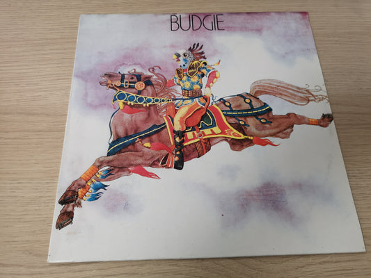 Budgie "S/T" Re Germany 1989 Repertoire Red Vinyl M-/M- (Ltd 1500 Copies)