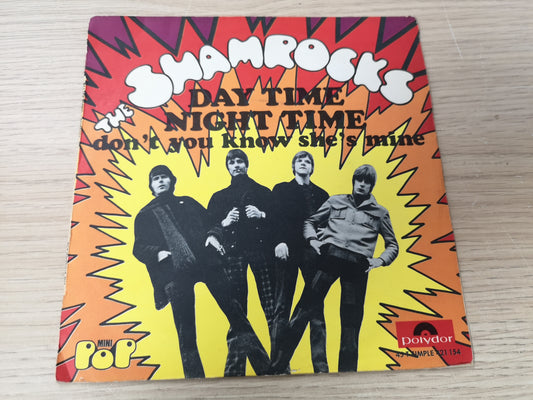 Shamrocks "Day Time Night Time" Orig France 1967 EX/EX (7" Single)