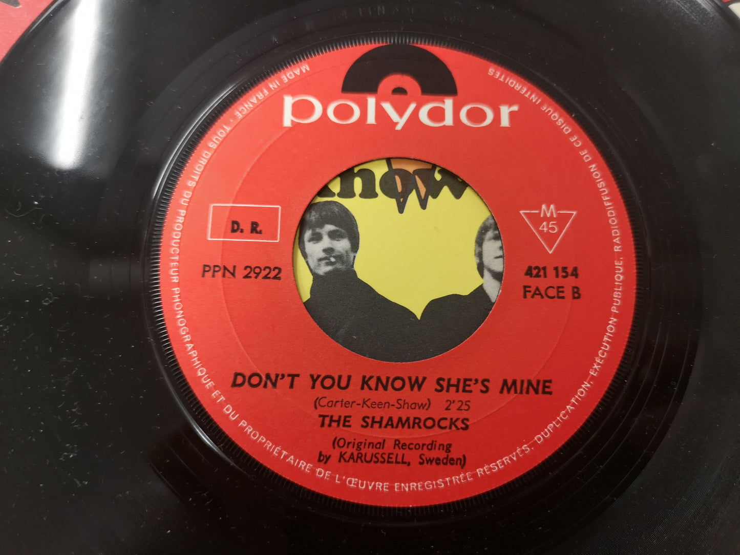 Shamrocks "Day Time Night Time" Orig France 1967 EX/EX (7" Single)