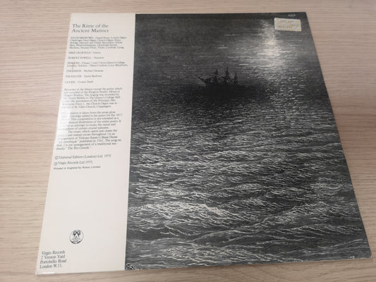 David Bedford "The Rime of the Ancient Mariner" Orig UK 1975 M-/M- Mike Oldfield