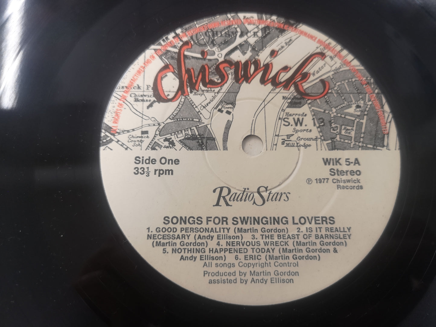 Radio Stars "Songs for Swinging Lovers" Orig UK 1977 M-/M-