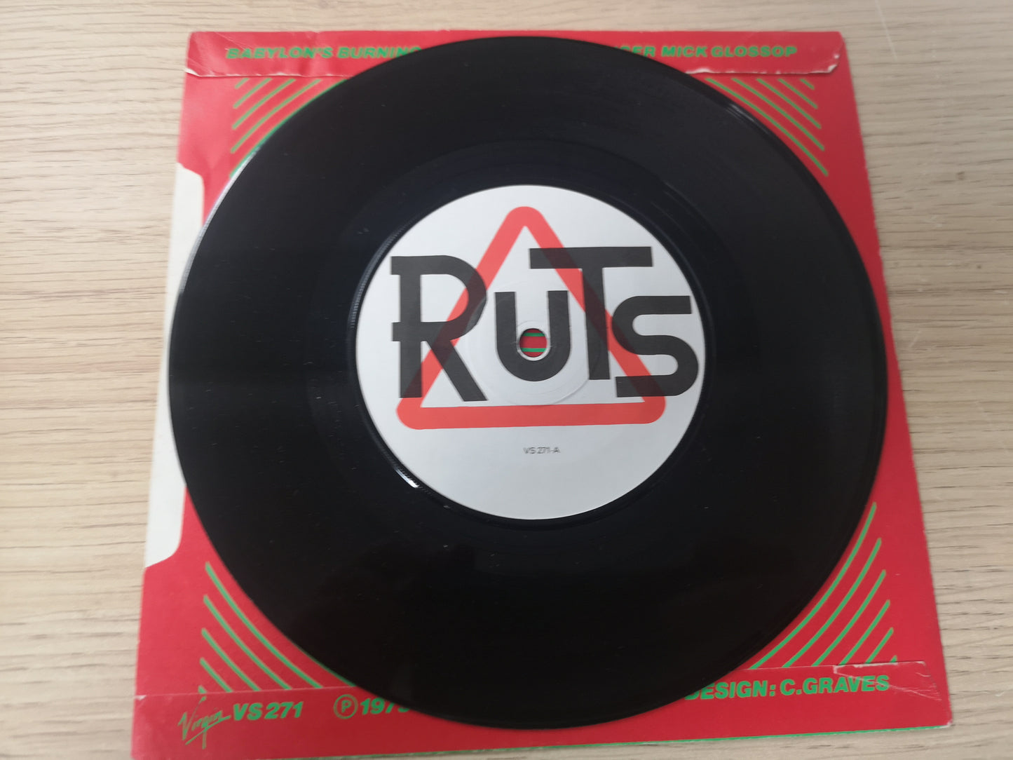 Ruts "Babylon's Burning" Orig UK 1979 VG++/EX (7" Single)