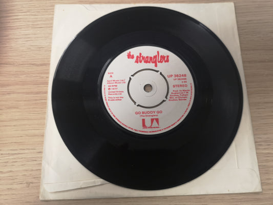 Stranglers "Go Buddy Go" Orig UK 1977 EX (7" Single - B-Side "Peaches")